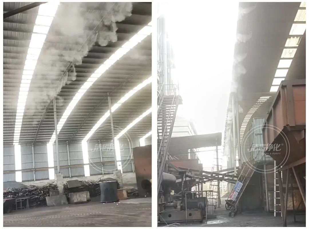 為陶瓷廠煤氣站安裝100+個高壓噴霧頭！Dejing的凈?除臭顯實力！.jpg